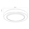 Sufitowy plafon LED Zygmunt 326706 Polux 72W 3000-6000K IP44 biały czarny
