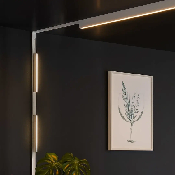 Minimalistyczna lampa magnetyczna do szyn Tuya CCT ML2198 LED 20W CCT biały