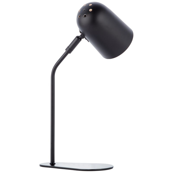 Stołowa lampa regulowana Tong 92717/06 metal czarna