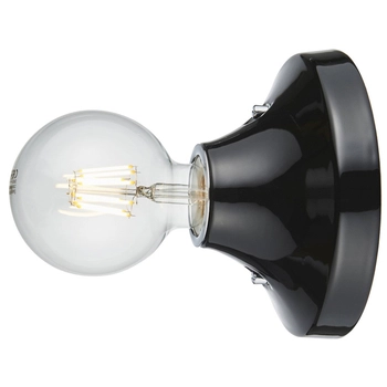 Ceramiczna lampa ścienna Quay L&-193995 Light& do łazienki IP44 czarny