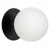 Szklana kulista lampa ścienna Plaat PLC120S0 ball IP44 biała czarna