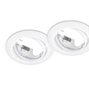 Zestaw trzech lamp podtynkowych z regulacją JURA 650100331 okrągłych biały