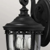Elewacyjna LAMPA ogrodowa English FE-EB2-M-BLK Elstead FEISS zewnętrzna OPRAWA elewacyjna klasyczna outdoor IP44 czarna przezroczysta