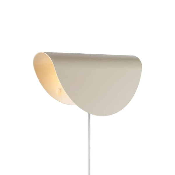 Ścienna lampa do sypialni Model 2412401009 metalowa beżowy