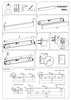 Ścienna lampa belka STRAIGHT WALL 6350 grafitowy kinkiet półka