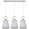 LAMPA wisząca FRANKLIN MD-HN8026S-3-WH+S.NICK Italux metalowa LISTWA industrialna OPRAWA zwis loft biały