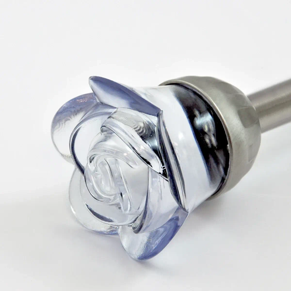 Solarna lampa wtykana ROSE 312198 RGB dekoracyjna srebrna