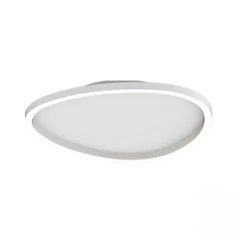 Ściemnialna sufitowa lampa 23206 LED 29W 3000K owalny biały