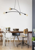 Pokojowa lampa wisząca kule Helix 2724 TK Lighting metalowa czarna