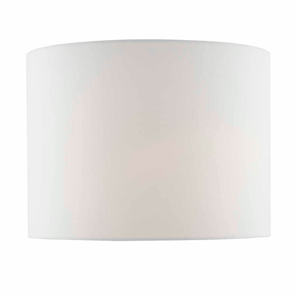 Lampka nocna szklana Olalla OLA4350-X z abażurem biała chrom