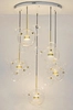 Bubbles lampa wisząca Capri MSE1501100554 LED 70W 3000K przezroczysta złota