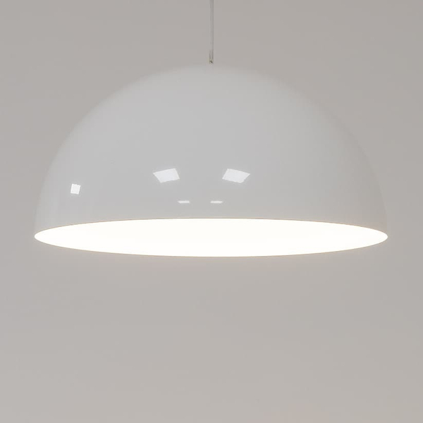 Kopułowa lampa zwisowa Hemisphere Super 10695 Nowodvorski do salonu biała