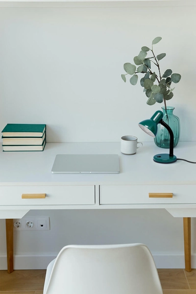 Klasyczna biurkowa lampka Cariba K-MT-203 ZIELONY zielona