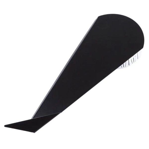 Ścienna lampa ORIGAMI PAWN-B metalowa paw LED 3W 3000K kinkiet czarny