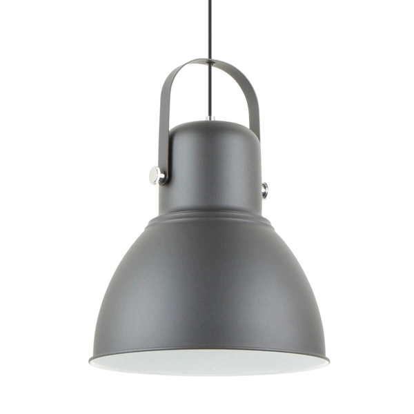 Kuchenna Lampa wisząca Kairos A8015-SBK industrialna kopuła metal czarny