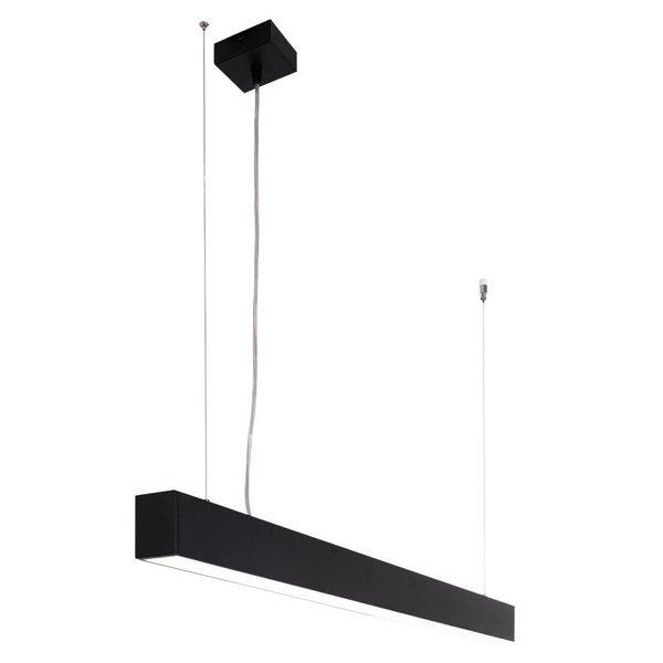 Biurowa lampa wisząca Traversi PRD-5470-142-BK-830-PN Italux LED 44W 3000K czarna