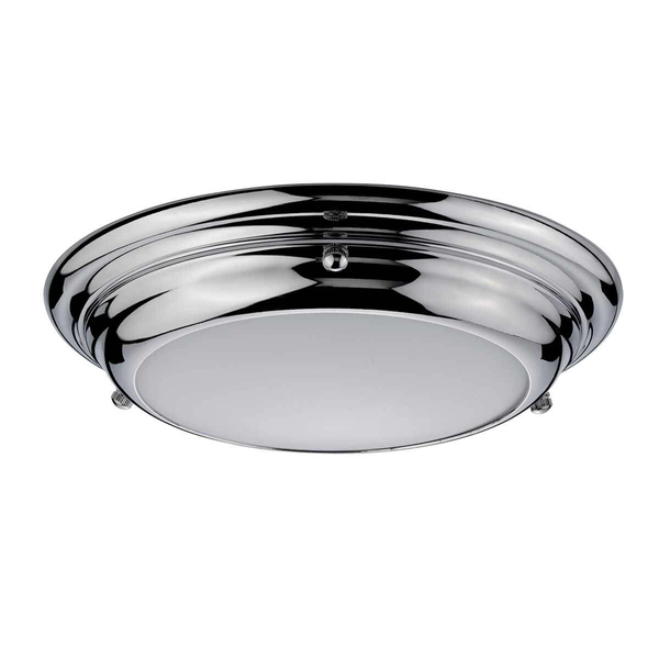 Lampa sufitowa PENN WELLAND-F-S-PC Elstead metalowa okrągła brązowa
