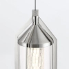 Wisząca lampa Espada QN-ESPADA-1P-PC LED 18W 3000K szklana tuba srebrny