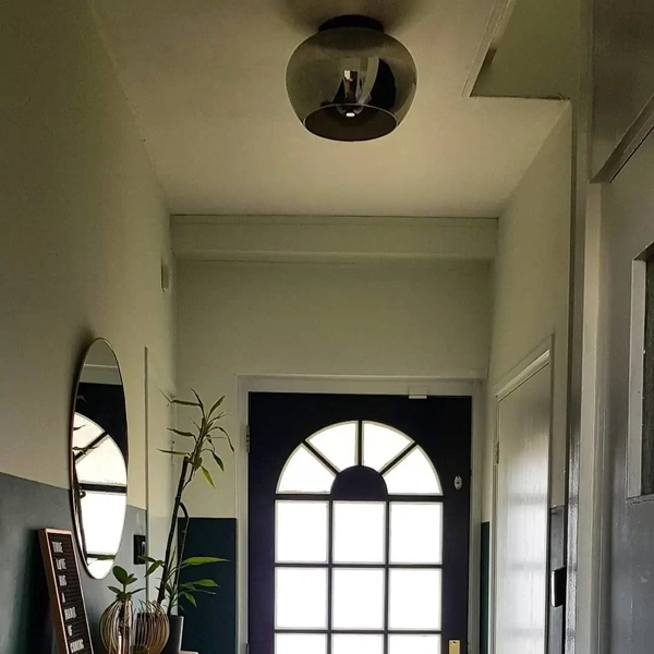 Sufitowa lampa loft Judi 45177/30/65 Lucide do sypialni przydymiona czarna