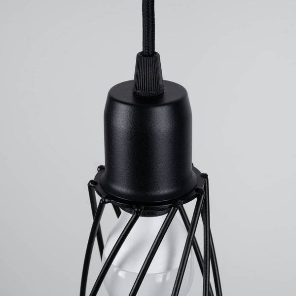 Lampa wisząca do gabinetu Suba SL.1165 druciana siatka czarna