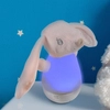 Nocna lampka z funkcją melodyjki KRÓLIK 326768 RGB animals różowa biała