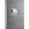 Minimalistyczny kinkiet ogrodowy Kinver 84181001 LED 8,5W 3000K IP54 biały