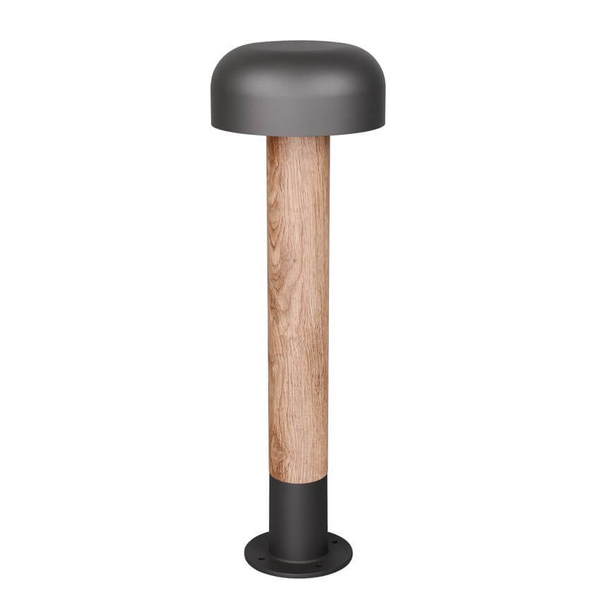 Metalowy słupek zewnętrzny FRASER 562560135 grzyb IP54 szary