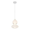 Zwisowa lampa do salonu DAPHNE ML0862 LED 12W 3000K biała złota