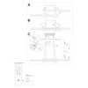 Lampa zwisająca Albany 347710432 Trio LED 37W 2700-6500K prostokąty czarna