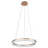 Lampa wisząca ring Midway LP-033/1P S GD Cristal Triangle LED 50W złota