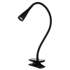Lampa biurkowa z klipsem ZOZY 18256/03/30 Lucide LED 4W 3000K czarna