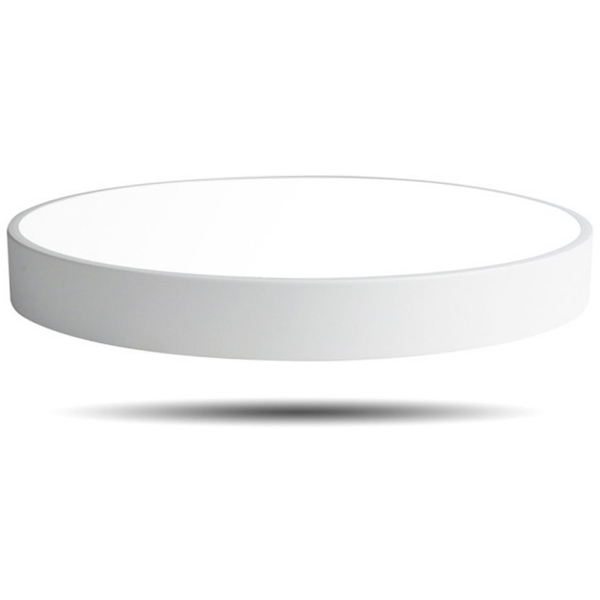 Okrągły plafon do salonu Abigali-MD1001-30-BW-W LED 20W 3000K biały