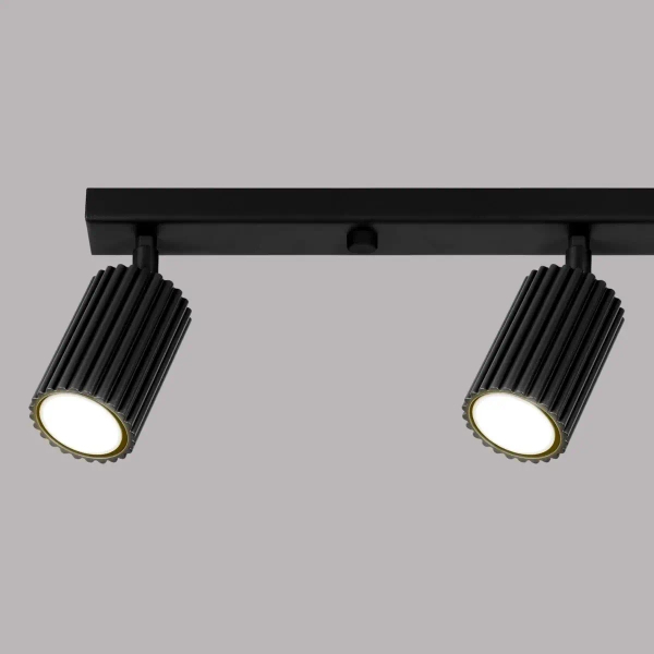 Lampa sufitowa na listwie KARBON SL.1584 tubki regulowane czarne