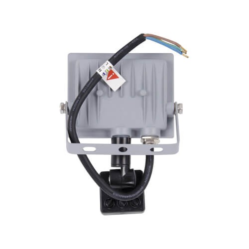 Zewnętrzna LAMPA ścienna KROMA S LED 10W 4500K 03772 Ideus elewacyjna OPRAWA reflektorowa z czujnikiem ruchu outdoor IP65 szara