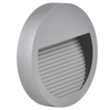 LAMPA schodowa Q8 LED 313744 Polux ścienna OPRAWA metalowa LED 3W 4000K okrągła IP44 grafitowa