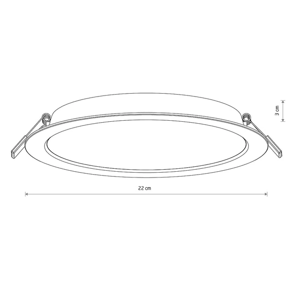 Oczko lampa punktowa Mykonos 10545 Nowodvorski LED 24W 4000K okrągła biała