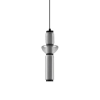 Szklana lampa wisząca GLORICA LE45190 LED 13W 3000K szary