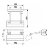 Regulowana lampa ścienna nad lustro Chawton CHAWTON-PLS-PN Elstead nikiel