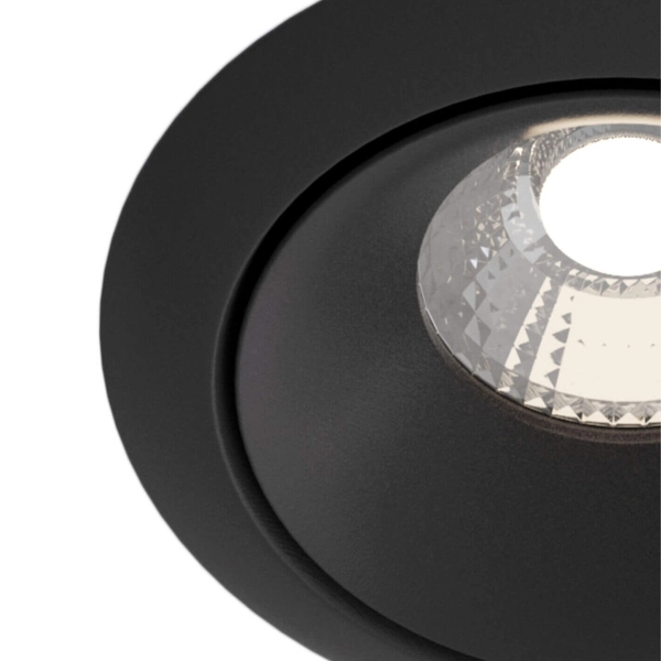 Lampa sufitowa Yin DL031-2-L12B LED 12W 3000K oczko czarne