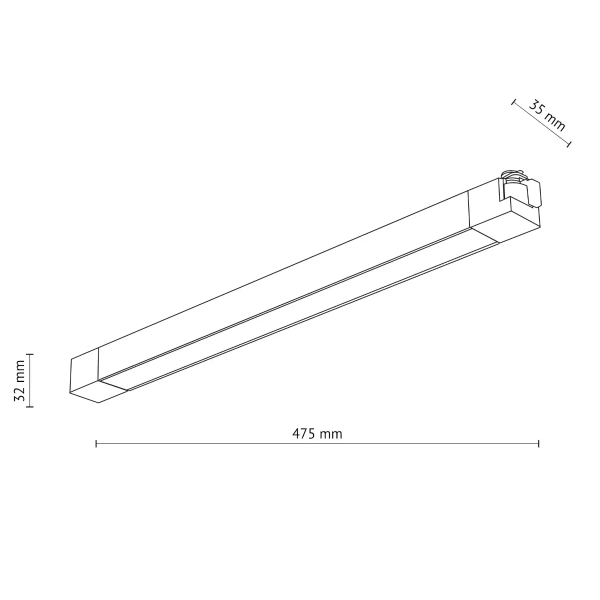 Lampa do szynoprzewodów 1-obwodowych Tracer 18193 LED 30W 3000K biały
