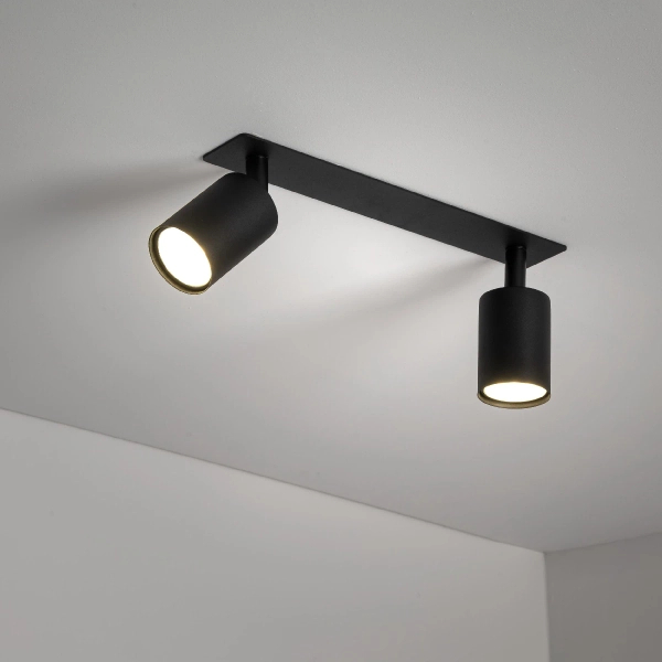 Podwójna lampa sufitowa Nex 10799 tubki na podsufitce czarny