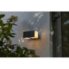 Zewnętrzna LAMPA elewacyjna CUBA 5193801012 Lutec regulowana OPRAWA kinkiet LED 23W 3000K metalowy IP54 czarny
