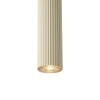 Jadalniana lampa wisząca Vico 2412103009 metalowa tubka beżowa