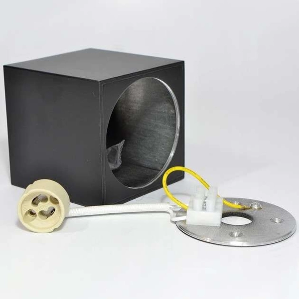 Sufitowa LAMPA plafon SLP6315 MDECO metalowa OPRAWA downlight prostokątny regulowany biały