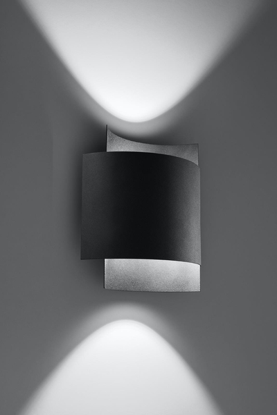 LAMPA ścienna SL.0858 metalowa OPRAWA  kinkiet czarny