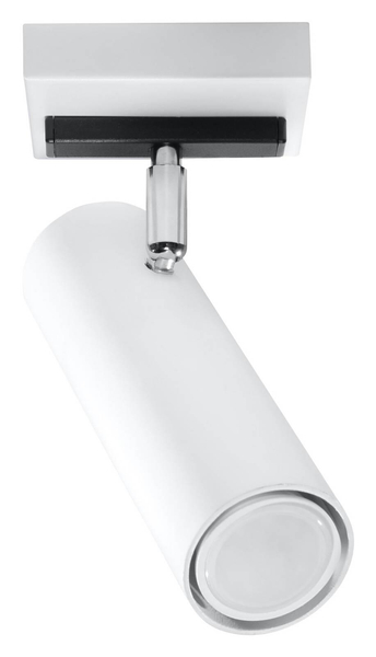 Spot LAMPA sufitowa Direzione SL.0495 Sollux metalowa OPRAWA regulowana tuba biała