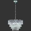 Żyrandol do salonu ORIENT R13473006 glamour chrom przezroczysty