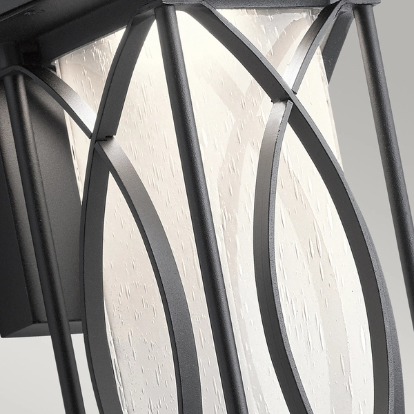 Lampa elewacyjna QN-ASHBERN-S klasyczna ogrodowa czarna