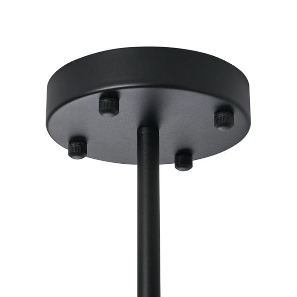 Metalowa lampa sufitowa Noe PLC0102-BK Yaskr do salonu tuby czarna