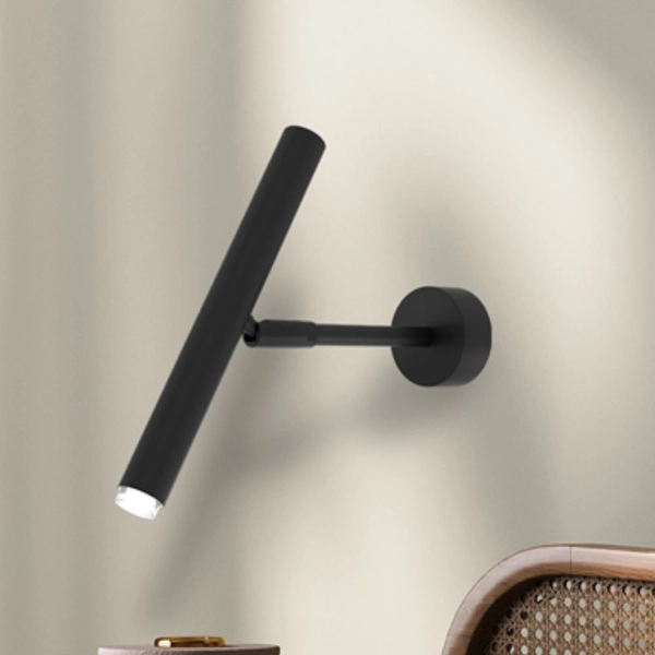 Kinkiet punktowy Monza MLP8837 Milagro do czytania loft czarny